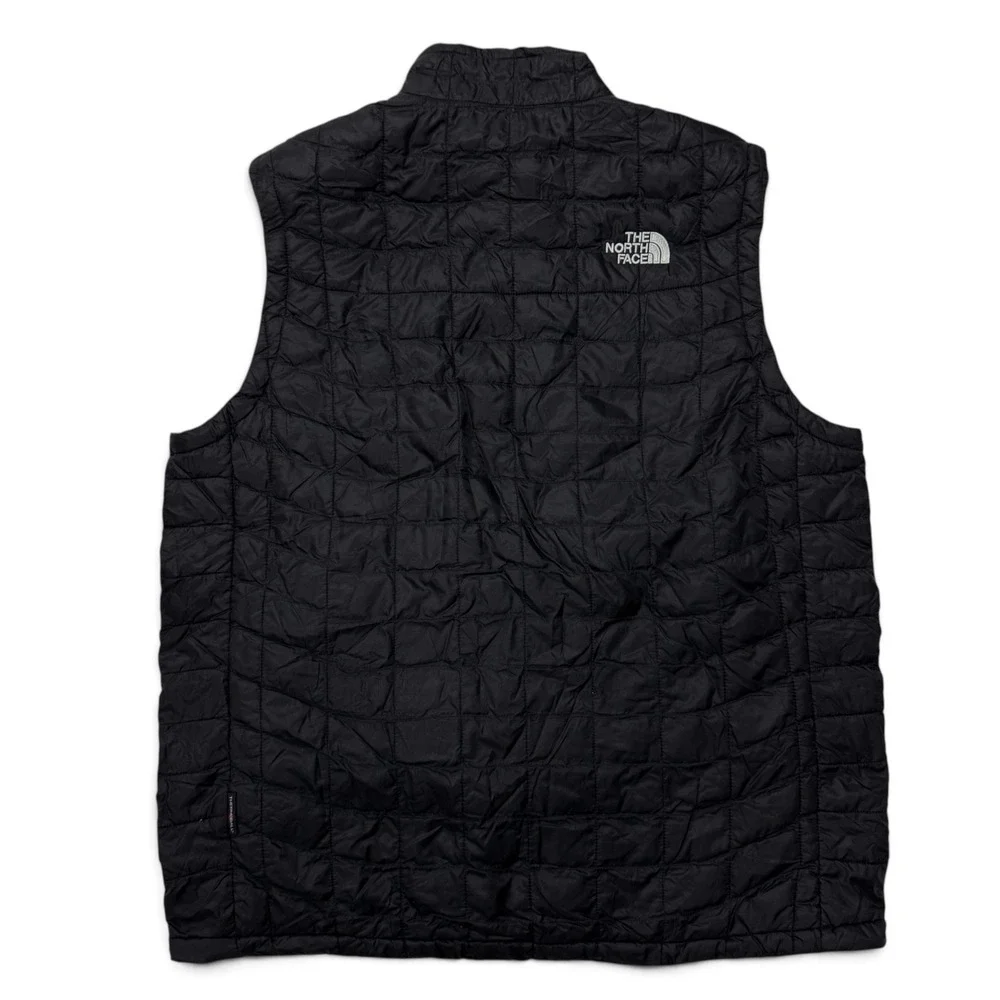 The North Face Thermoball Vest Mens Large Black Quilted Insulated NF00C940
